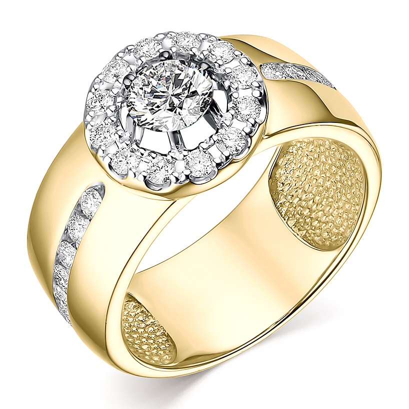 Кольцо, золото, бриллиант, К/487-320